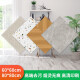 加厚60*60防烟烫自粘地板革仿瓷耐磨耐污地面翻新改造防潮防滑垫 1.8厚80*80(维金石6628)进口背