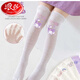 
Langsha stockings for girls over knee socks thin mesh summer children mosquito-repellent baby high socks summer cartoon Kulomi white about 50CM 4-15 years old, average size