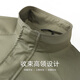 Mark Huafei American Retro Stand Collar Jacket Men's 2025 Autumn New Simple Commuting Casual Windproof Jacket Trendy 1017 Khaki Green 701 L 175