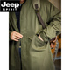 JEEP SPIRIT Jeep American M51 parka fishtail field windbreaker military green coat cloak jacket men's mid-length military green M