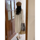 ROMON knitted sweater women Maillard style raccoon fluffy jacket women 2025 spring and autumn loose silhouette Korean long style gold embroidery red one size /155-90Jin [Jin equals 0.5 kg]-170-140Jin [Jin equals 0.5 kg]