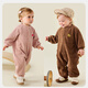 Mini Bala Baby Clothes Baby Cute Style Going Out Onesies Plush Warm Romper 2025 Autumn