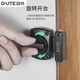 GUTE punch-free latch surface-mounted door latch door buckle hasp anti-theft door latch lock wooden door latch door latch black
