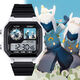 Sky Light Escape Characters Anime Customized Watch Two-dimensional Smart Small Square Electronic Watch Men and Women's Model Students [Fashion Silver-Electronic Watch] z3883 Light Escape Super Value Gift Pack (Extra Long Battery + Gift Box Packaging)