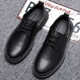 LeoSoxs2025 Herbst und Winter Leder Schuhe Männer lässige britische Martin Boots Männer echt i Leder koreanischer Stil Trendy Arbeitsschuhe Low Top Männerschuhe 100 Brown 9922 44