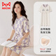 
Cat nightgown for women pure cotton comfortable with breast pad summer new simple casual women round neck home clothing set can be worn outside HC-X12532-nightgown-women M suitable for 80-100Jin [Jin equals 0.5 kg]