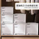 Yonghuan Schublade Typ Garderobe Aufbewahrungsbox Haushalt Transparent Aufbewahrungsbox Unterwäsche Finishing Box Dicked großer Kapazität Kleidung Aufbewahrungsbox 45-3523 Tiefe 45* Breite 35* Höhe 23 cm weiß ein Stück rein Weiß