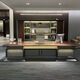 New Chinese-style office desk, boss desk, light luxury and elegant executive desk, high-end office furniture, chairman and president desk complete set, 2.8m boss desk