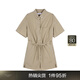 
Jiangnan Buyi (JNBY) summer women's onesie loose casual straight shirt collar commuting style 5O4F14110 249/Shallow Camel L