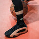 阿迪达斯 （adidas）男款Harden Vol. 8哈登8代低帮透气防滑耐磨实战减震篮球鞋【潮】 IE2694 黑橙 40