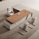 Hongheng boss desk office desk and chair combination simple and modern president desk leadership office furniture supervisor manager executive desk material sample