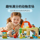 【95成新】乐高（LEGO）积木得宝DUPLO10416欢乐农场动物2岁+儿童玩具新年生日礼物上新