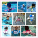 He Jiagong infant and toddler baby swimming equipment buoyancy arm ring floating ring water sleeve swimming ring learning swimming vest SN8054 pink Pegasus + swimming goggles + swimming cap + nose clip earplugs