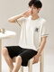 Yalu Modal Pajamas Мужская летние шорты с коротки