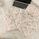 Jingpufei cartoon puppy pajamas for women in summer thin cotton silk home clothes three-piece set Yunduo Cotton-9906# Star puppy three-piece set M [Suggestion 75-100Jin [Jin equals 0.5 kg]]