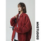 Semir American Retro Jacket for Women 2025 Spring and Autumn New Loose Fashion Casual Chaqueta versátil Top Ankra Red S