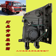 
Gongma suitable for three-ring ten-way 1049 headlight assembly Sichuan Nanjun Xinxiangkang 1730 heavy-duty fog lamp high-quality headlight left (driving side) single-pack
