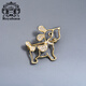 Royal Sasa Royal Sasa Hollow Puppy Brooch Cute Cartoon Pin Shirt Shirt Collar Pin T-shirt Pull Bouton Prévenir les fuites