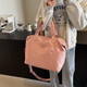 Grenzüberschreitende Mode vielseitig Boston Reisetasche 2025 Neue trendige Handtasche Umhängetasche große Kapazität Einfache Crossbody-Tasche Pink