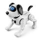 Smart Roboter Hund Kinder -Fernbedienung Spielzeug Welpen -Roboter -Voice -Gespräch Tanz und Gehen rufen Jungen und Babys an. Normale Version von Special Stunt Dog White ohne mobile App -Funktion. Standardversion mit einer wiederaufladbaren Batterie