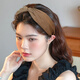 Face-showing small headband, French satin wide-brimmed headband, non-slip hair accessories, headband, flower hair accessories, black headband