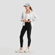 Descente Womensstudio Serie Stand Collar Textur gewebte Top Jacke Frauen Stil WT-White L.
