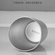 PINYU 304 stainless steel mouthwash cup couple toothbrushing cup household anti-fall toothbrush cup portable dental cylinder cup gray boy style