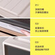收纳箱抽屉式衣服整理盒透明塑料衣物储物箱衣柜分层神器收纳盒子 C3523[深45*宽35*高23CM]