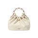 
South-style Chio2nd folded cloud bag women's bag summer new Chinese style glazed handbag small shoulder crossbody bag beige white