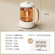 Small quality 0 glue health kettle office household 1.5L large capacity 316 stainless steel tea kettle tea kettle electric kettle thermostatic glass with filter integrated YSH02