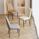 
Fuxi Linmen 2025 new dining table and chairs light luxury home dining chairs modern simple dining table stools hotel restaurant commercial back crown chair * 4 handfuls Y1047#