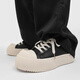 Bonaling Derby-Schuhe Herren-Mickey-Schuhe von Herren-Mickey mit erhöhten minimalistischen High Street Dicke Sohle erhöhte Pendelverkehrs- und vielseitige klassische Schuhe mit Big-Toe-Schuhen-gleicher Stil wie Prominente [42]