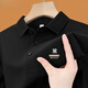 CZCM Light Luxury High-End Brand Sorth-Selled Shirt para camiseta para hombres Coloque informal suelto Top Summer New Style Y1polo Shirt-Gray 2xl 150-165Jin [Jin equivale a 0.5 kg]