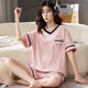 LEXI BEIYA Summer estilo coreano pijama lindo para el estilo delgado de mujeres para ropa para el hogar al aire libre 6630# 170 m [80-95Jin [Jin iguala 0.5 kg]]