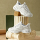 SKECHERS DAME SHOUS 25 Pandaschuhe Dicke Sohle erhöhte modische weiße Vaterschuhe Frauenschuhe weiße Schuhe 11979 11979-WSL Weiß 35.5