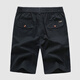 Red Dragonfly [Pure Cotton] Men's Shorts Wear Alphabet Embroidered Elastic Waist Mid-Pants Dad's Pants Q9871 Bean Green XL _ Suitable for 100-125 Jin [Jin equals 0.5 kg]