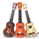St.Marks Mini -Gitarre Ukulele Small Gitarre kann Uricke -Anfänger spielen, die kleine Gitarre Ukulele Small 38cm Khaki betreten