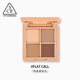 3CE Four-Color Eyeshadow Palette#Oatmeal Latte FLATCALL Matte Earth Color Contour Birthday Gift