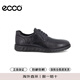 ECCO business leather shoes for men, Derby shoes, lightweight mixed 520304 black, 41 as a gift for boyfriend