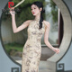 Pierre Cardin Sommer Neues Retro 2025 Temperament Verbesserte ärmellose chinesische Morgenkleid täglich Langes junges Cheongsam Kleid für Frauen Wz 9195 ICE Seiden Jacquard S