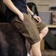 Lomon 2025 summer thin cotton trendy brand tooling shorts men's loose new men's mid-pants sports casual five-point pants 983 blue gray XL recommended [145-160Jin [Jin equals 0.5 kg]]