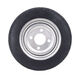 Electric tricycle 300-8400-12350-10400-8 Anti-tie and inflatable solid tire modification 350-12 Solid tire rear wheel assembly