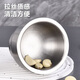 Fantasy medical grade 316 stainless steel solid garlic masher household grinding and mashing jar manual garlic paste 304 stainless steel-drum type