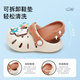 Tylanis Summer New Children's Hole Chaussures pour garçons et filles Sandales pour les pieds anti-kicking chaussures de plage jaune / vert 21 -22