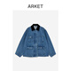 Arket Ropa para mujeres Algodón puro Algodón suelto Juque de mezclilla Azul 1263296001 Azul xxs 155/76a 32