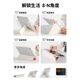 HRHPYM简约油画适用2025新款ipadair7保护壳11寸平板保护套6pro10代笔槽苹果9mini5透明外壳三折y型轻薄 WZ-1592【横竖支撑丨轻薄便携丨防弯抗摔】 iPad Air7 2