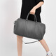 Large capacity travel bag handbag single shoulder crossbody bag business casual duffle bag men wet dry and separate fitness bag black