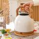 Yanxing kettle hot water kettle electric kettle kettle constant temperature portable household new large capacity 304 stainless steel split 304 stainless steel - beige 5L