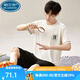 Palando Modal Men's Pyjamas Summer Shorts à manches courtes plus un ensemble de vêtements d'été minces de grande taille 6624 2xl 140-160jin [Jin est égal à 0,5 kg]
