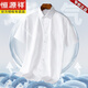 Hengyuanxiang High-String Velvet Cotton Coton Coton à manches courtes pour les hommes en matière d'affaires d'été et de coton décontracté Coton Coton Anti-Wrinkes Shemd à manchette DX6626 Machine Washable 41